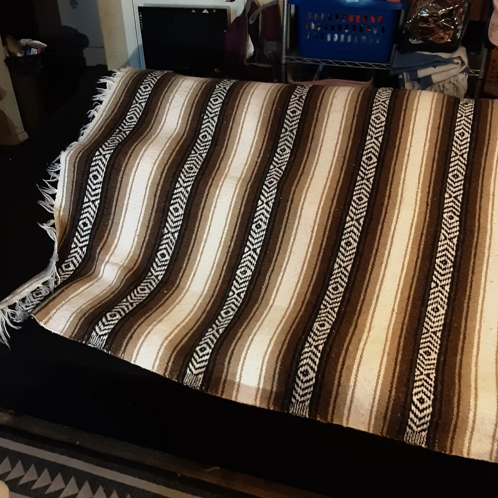 Mexican serape blanket - Picture 2 of 6